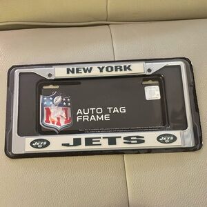 NFL Football New York Jets License Plate Frame